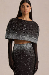 Zyana | Black Mesh Gloves