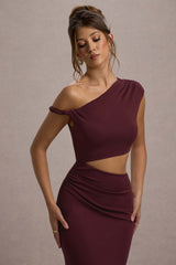 Thaliana | Port Cut-Out Open-Back Maxi Dress