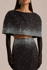 Zyana | Black Mesh Gloves