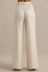 Bellarose | Nude Wide-Leg Trousers
