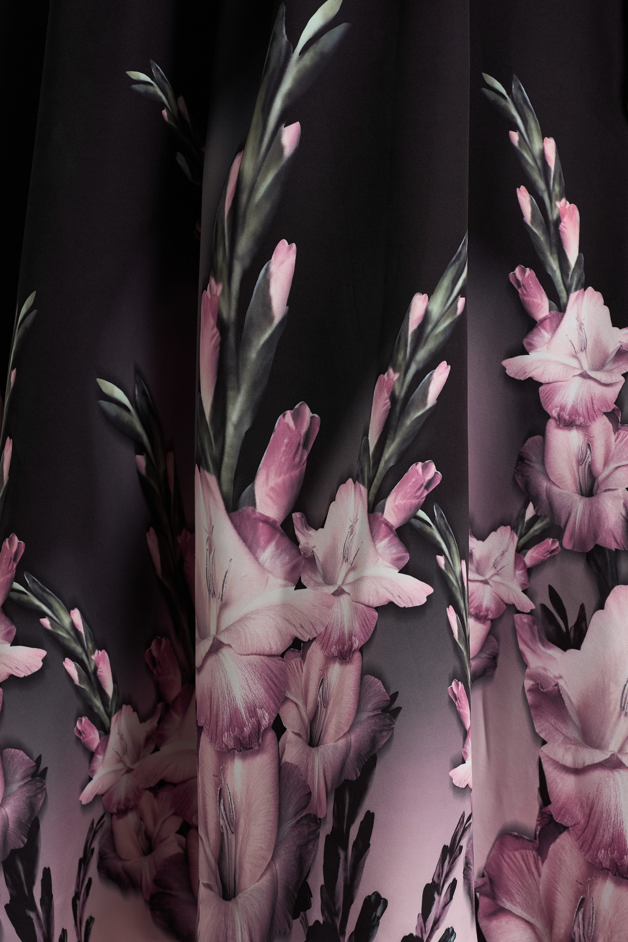 Annalise | Pink Border Print Bandeau Midi Dress