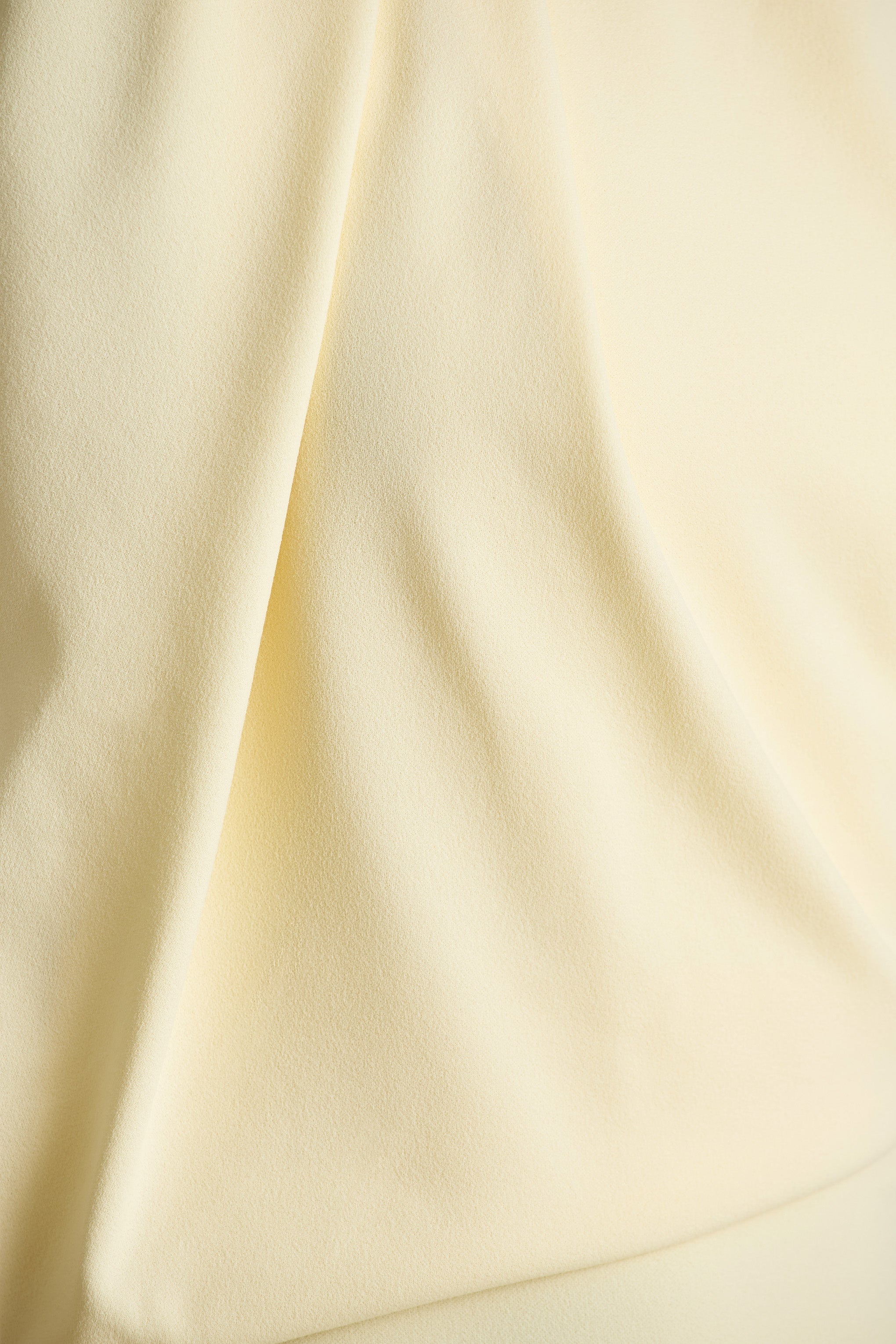 Meave | Lemon Boat-Neck Maxi Dress With Draped Detail