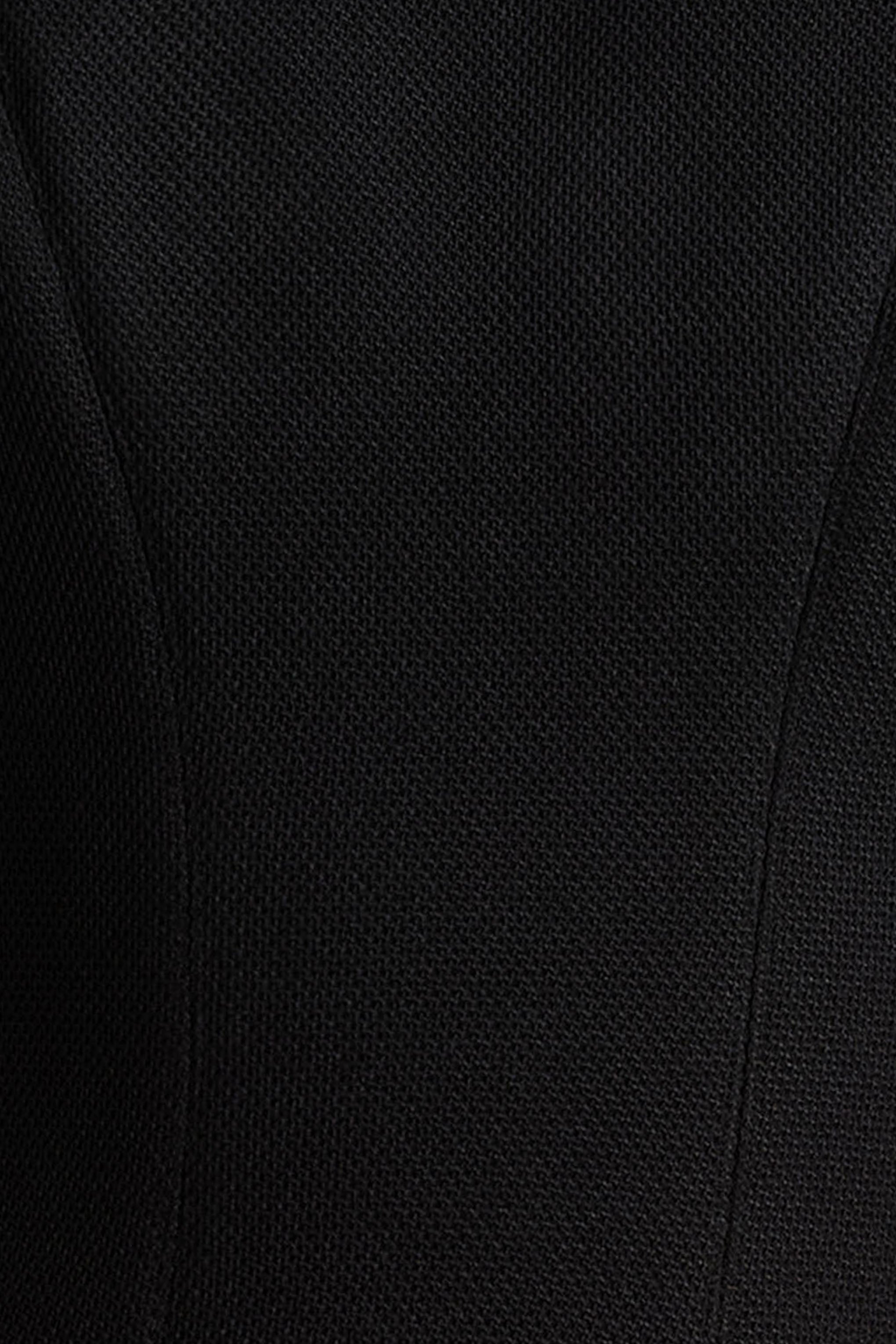 Leilani | Black Round-Neck Mini Skater Dress