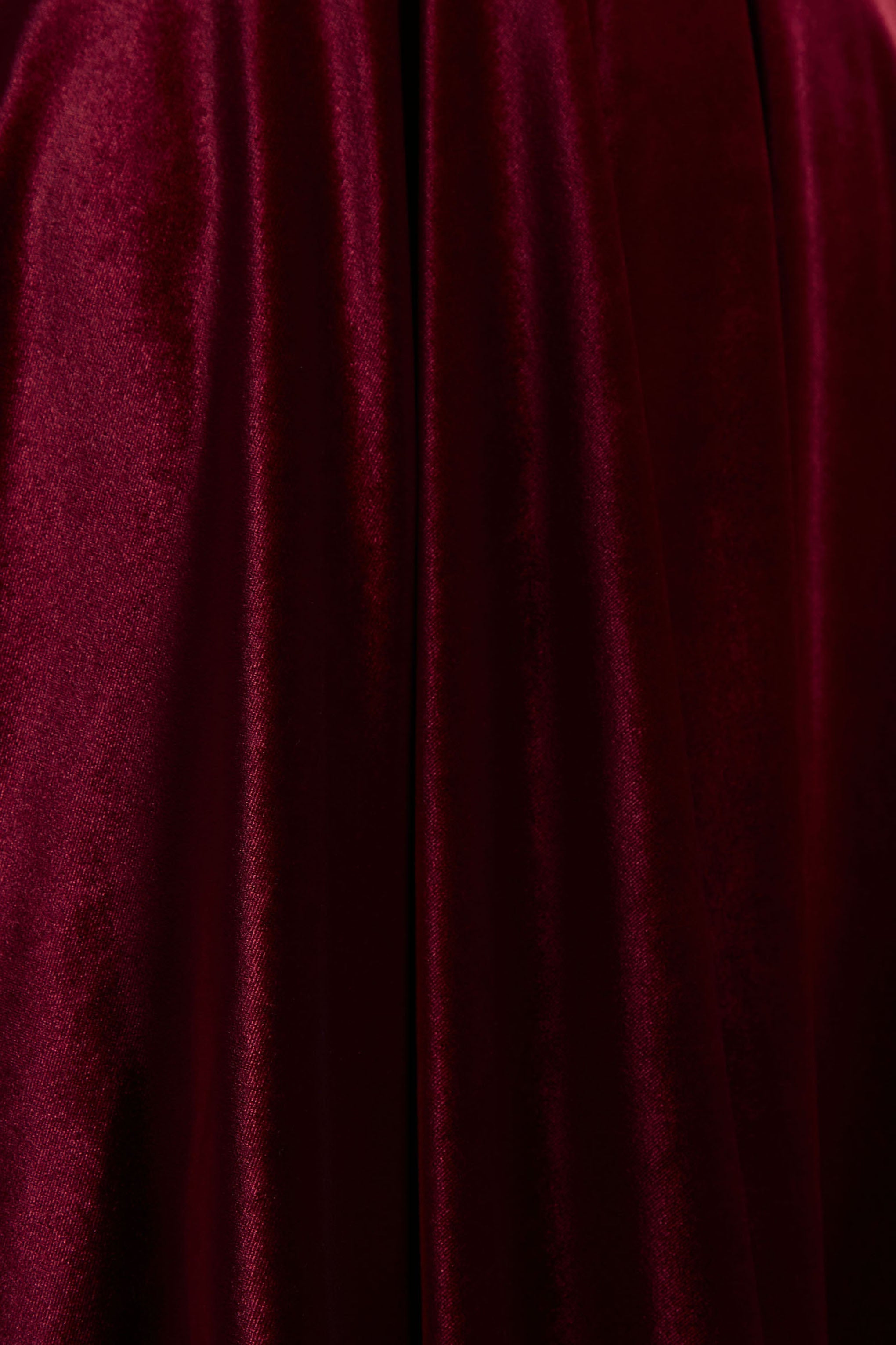 Roxanne | Burgundy Velvet Square-Neck Mini Dress