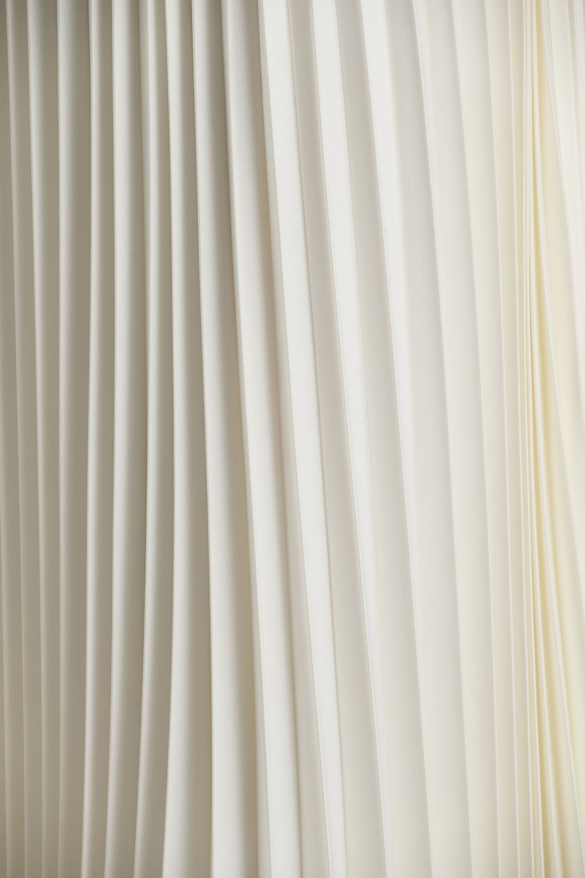 Agua | Cream Satin Sweetheart Midi Dress With Pleated Skirt