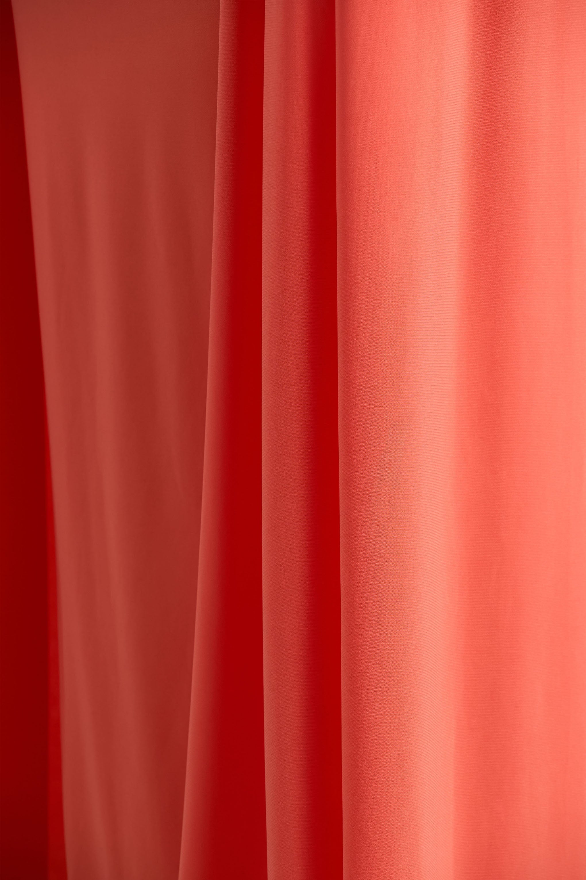 Mimi | Coral High-Neck Maxi Dress With Cape Sleeve Detail