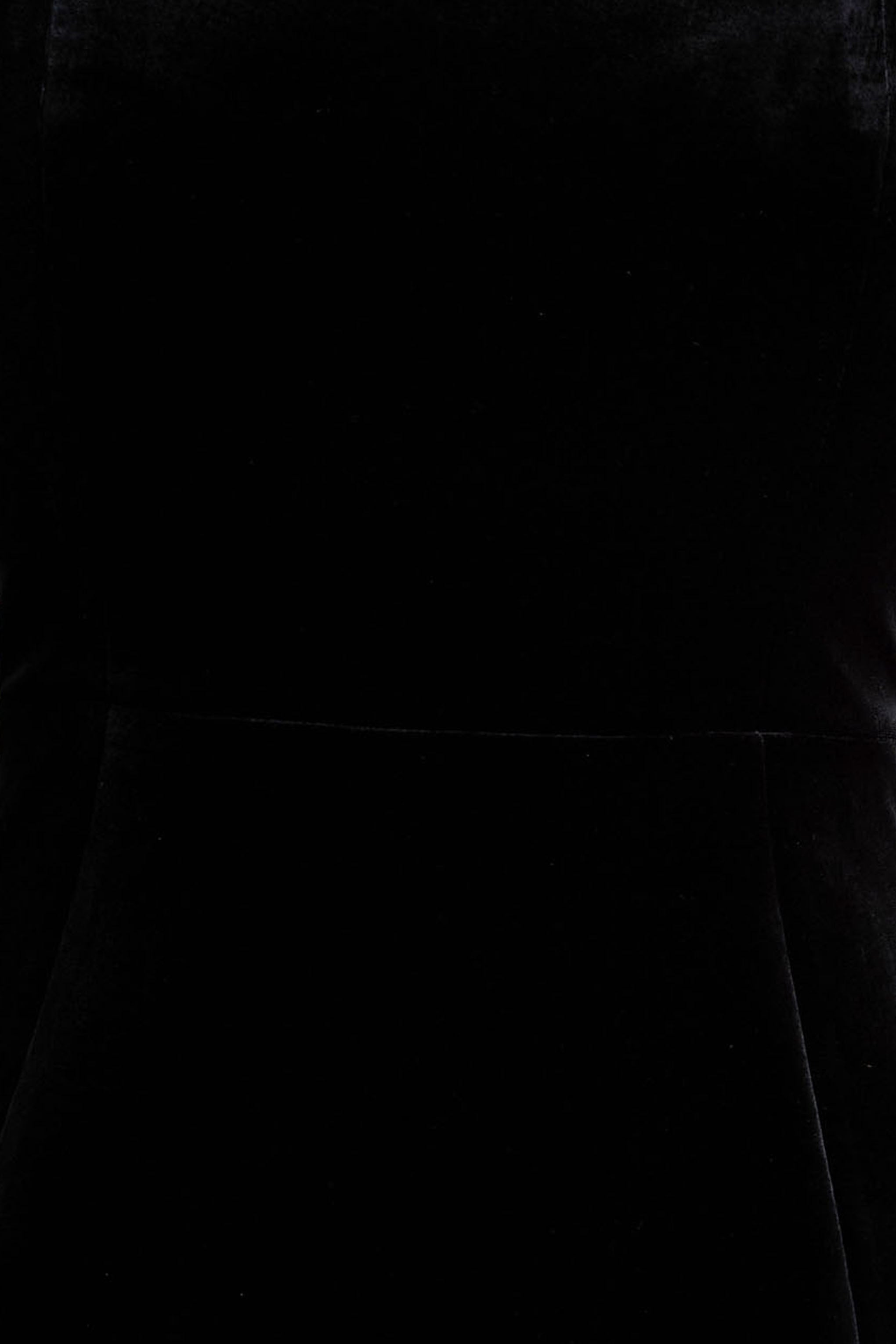 Irresistible | Black Velvet Square-Neck Mini Dress