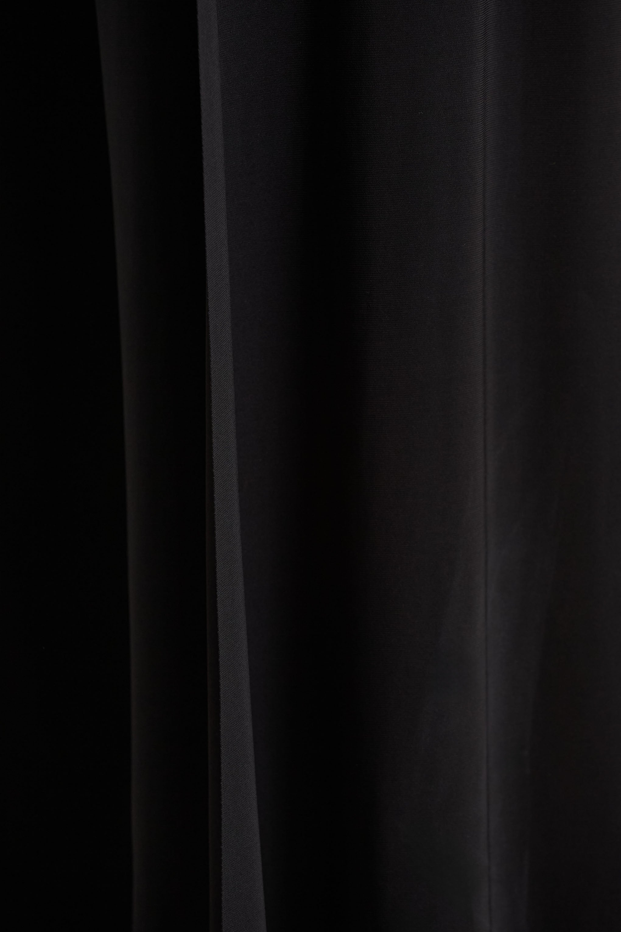 Zara | Black Square-Neck Jumpsuit With Cape Sleeves