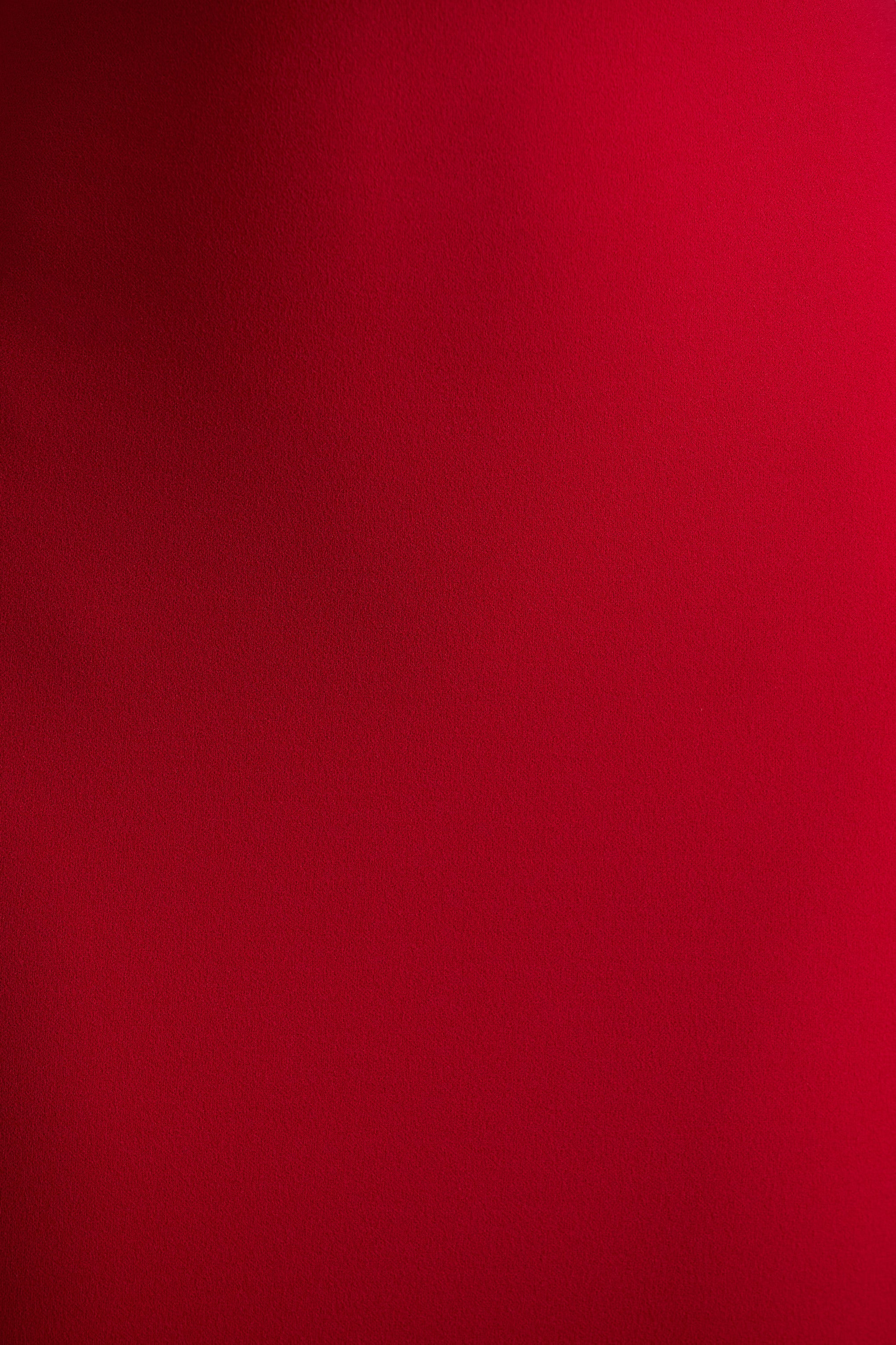 Dakota | Red Puff-Sleeve Midi Dress